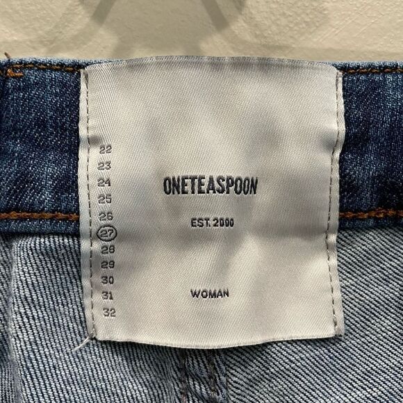 One Teaspoon High Waist Freebirds II Skinny Jeans - Size: 27 - Picture 3 of 10